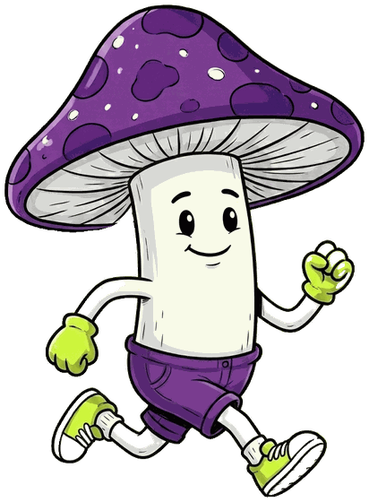 pocket planter mascot running