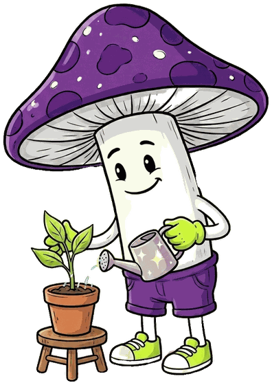 pocket planter mascot watering